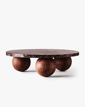Dusty Deco Sphere soffbord i marmor, 120 cm