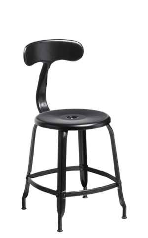 Chaises Nicolle metall höjd 45 cm