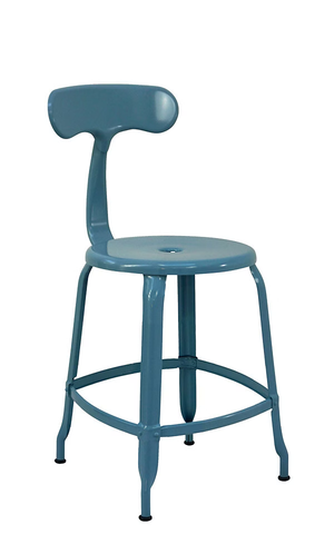 Chaises Nicolle metall höjd 45 cm