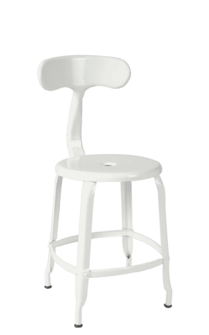 Chaises Nicolle metall höjd 45 cm