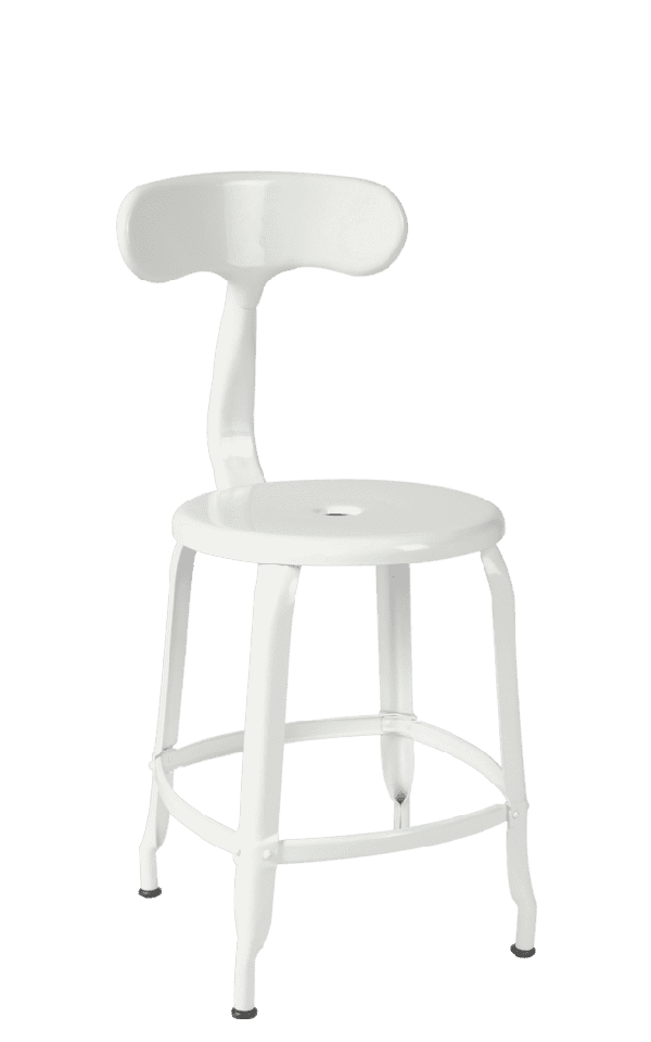 Chaises Nicolle metall höjd 45 cm