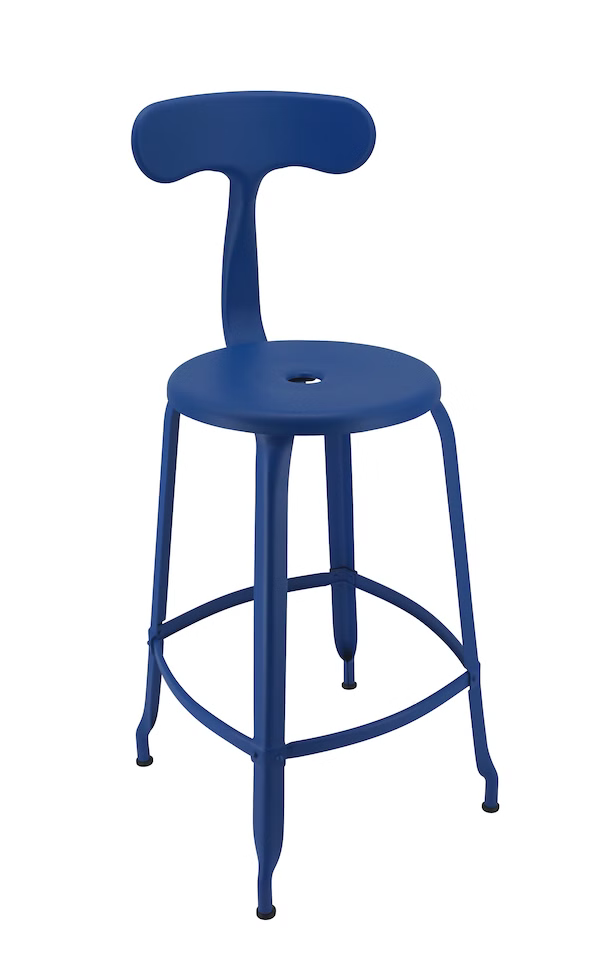 Chaises Nicolle metall höjd 75 cm