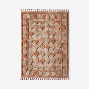 Dusty Deco matta Lisboa Rug Multi Amber