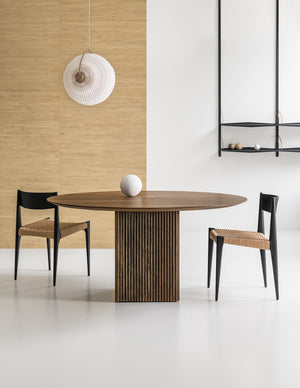 Ten Table runt, 120 cm, rökt ek