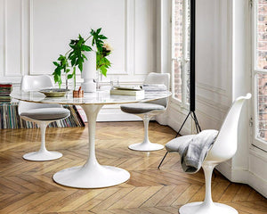 Köp Saarinen Round Table Marble från Knoll hos oss på Inredningsgalleriet i Helsingborg. Vi säljer möbler och inredning utöver det vanliga sedan drygt 30 år.