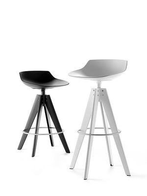Flow stool stålbas